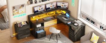 desk with storage